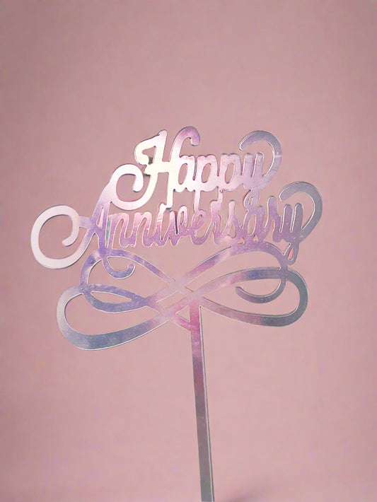 Happy Anniversary Cake Topper - Soft Dough Co Toronto