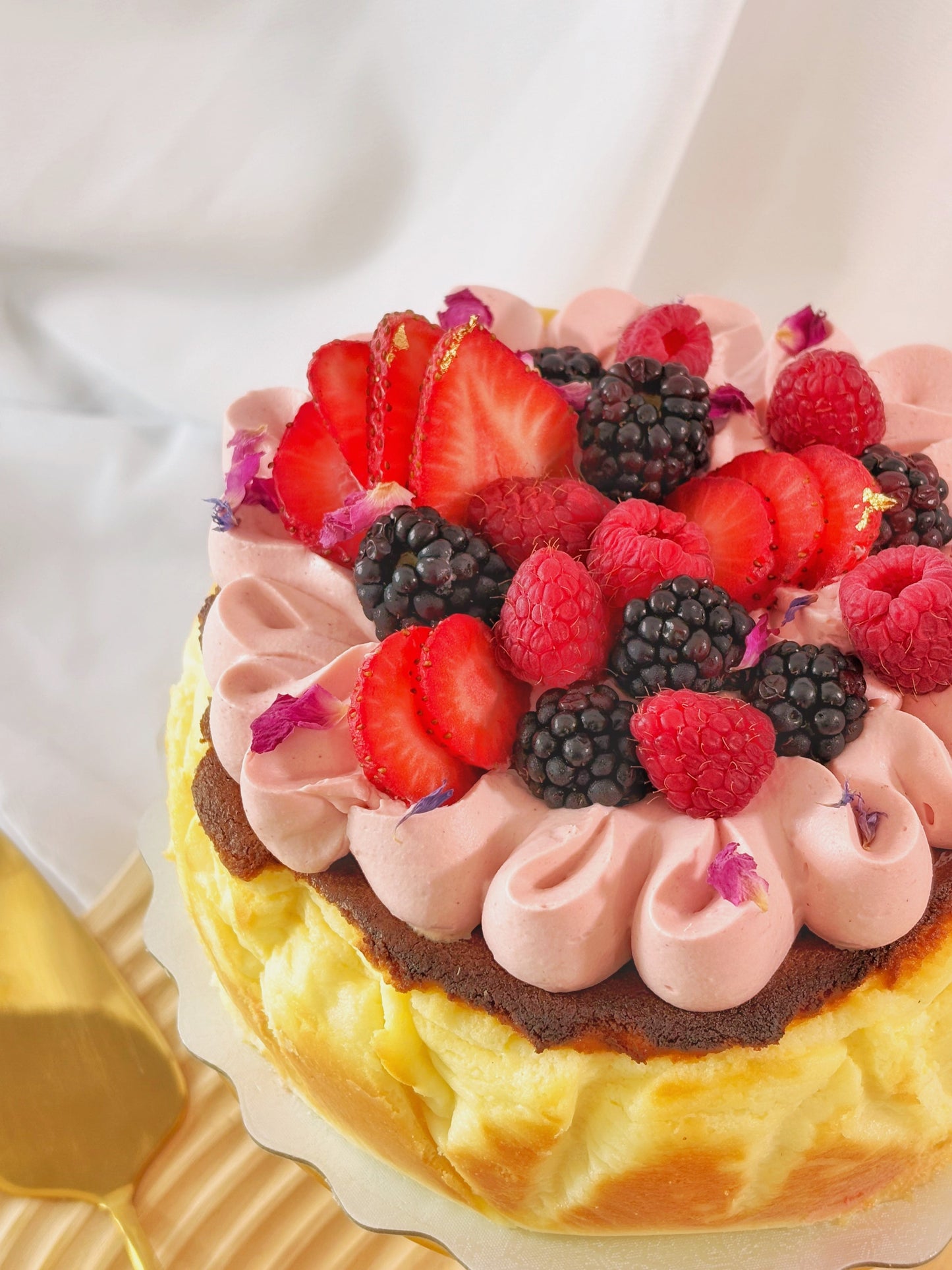 *Mother's Day* Basque Cheesecake - Berry Blush