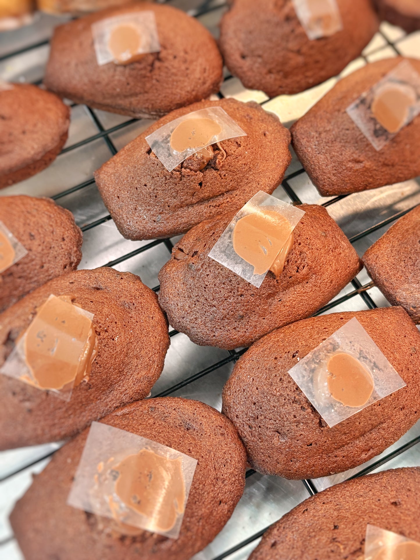 Nutella Chocolate Madeleines - Soft Dough Co Bakery