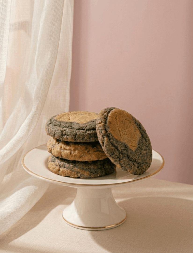 *New* Crispy & Chewy Black Sesame Mochi Cookies