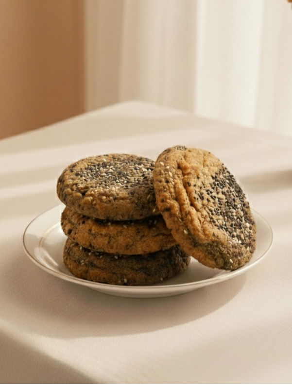 Sesame Crispy Chewy Cookie