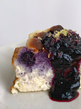 Load image into Gallery viewer, *May Special* Blueberry Lemon Basque Cheesecake
