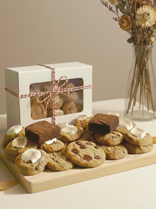 Crispy Chewy Cookies & Brownies Gift Box