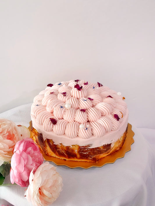 *Limited-time* Basque Cheesecake - Strawberry Blush