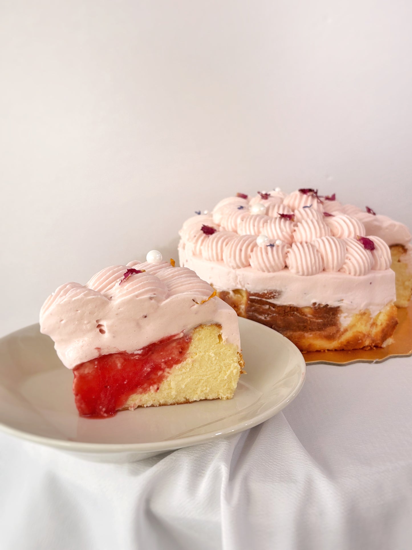 *Limited-time* Basque Cheesecake - Strawberry Blush