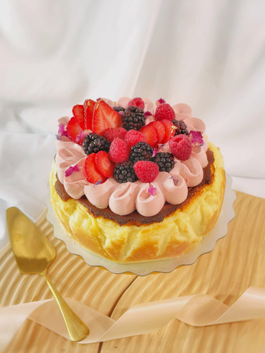 *Mother's Day* Basque Cheesecake - Berry Blush