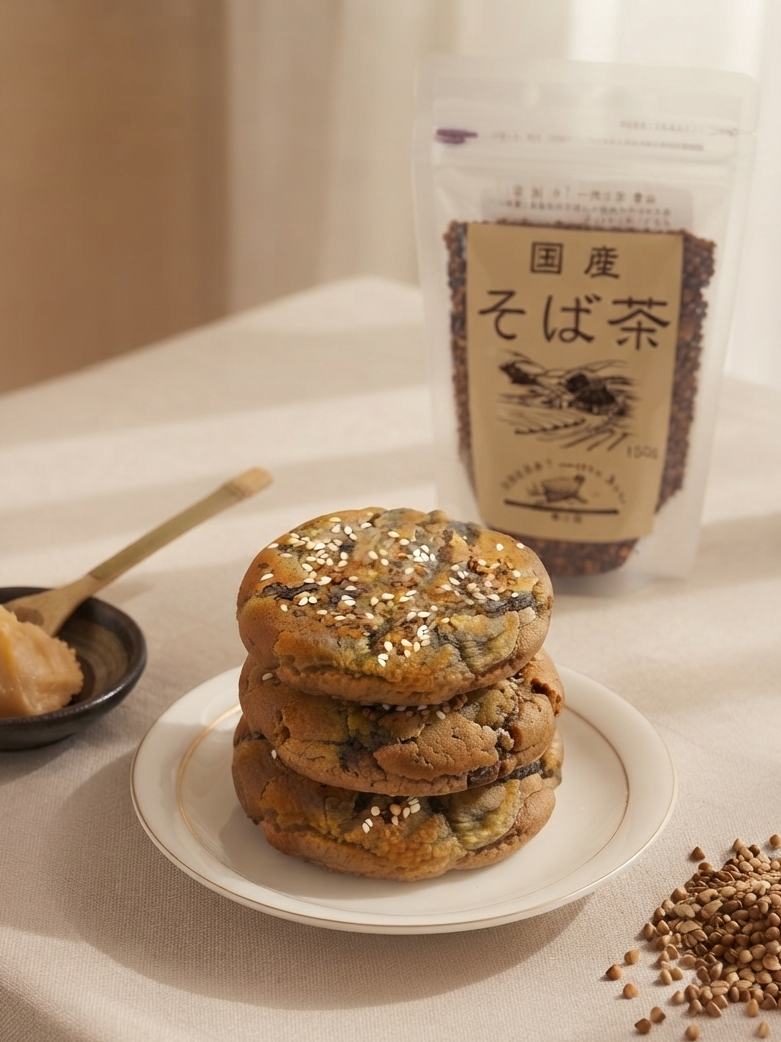 *Limited-time* Japanese-inspired Miso Choco Sobacha Cookies