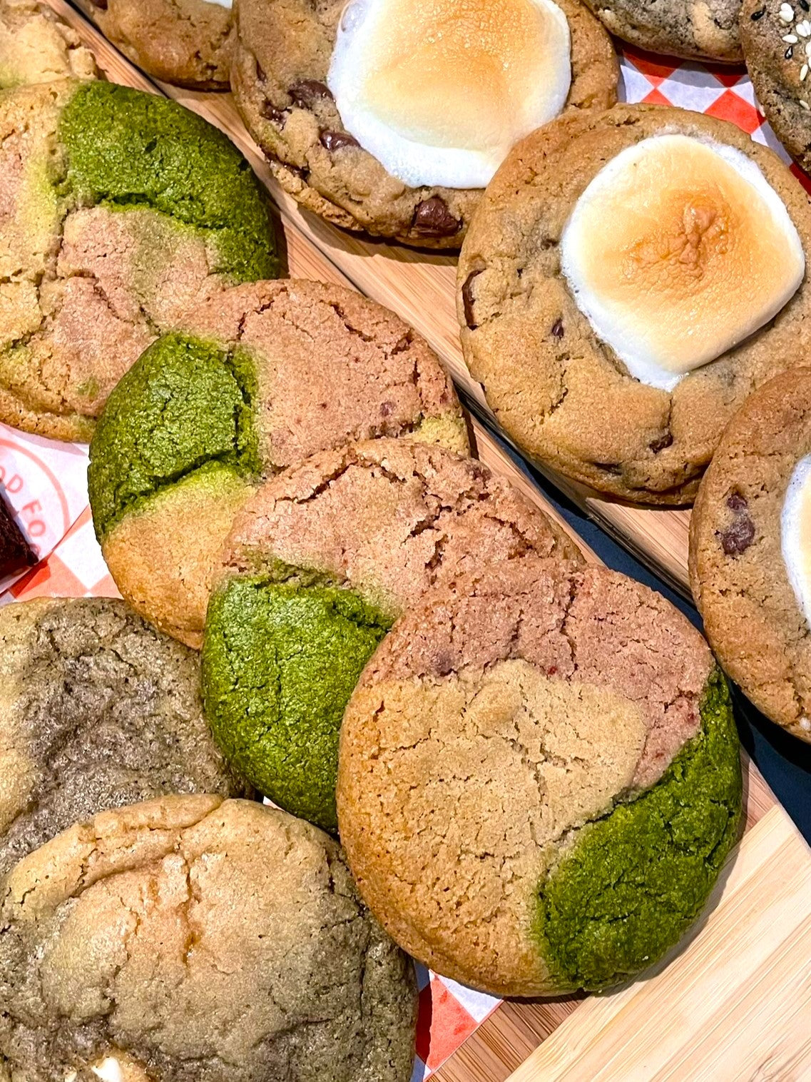 Matcha Strawberry Cookie - Soft Dough Co. Bakery