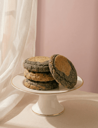 *New* Crispy & Chewy Black Sesame Mochi Cookies