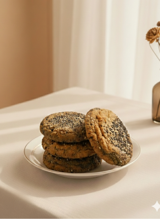 Sesame Crispy Chewy Cookie 
